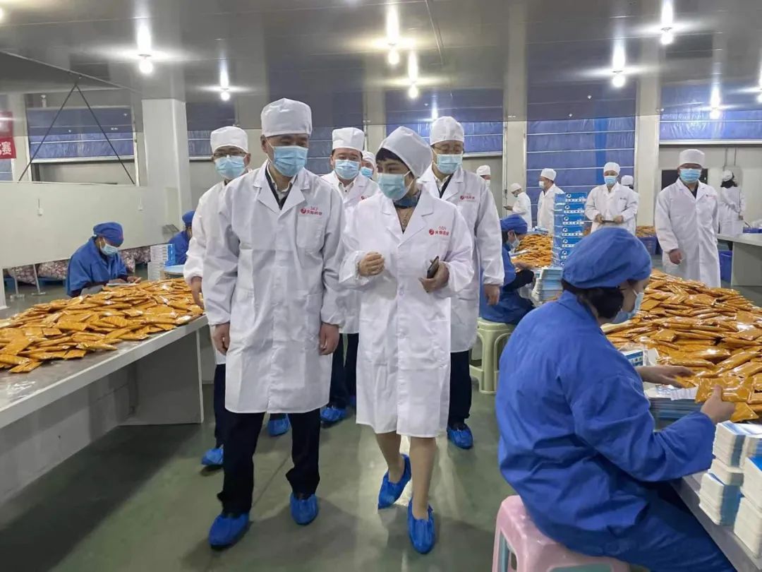 重慶市人大常委會副主任、黨組成員周旬一行 來天致藥業調研(圖2)